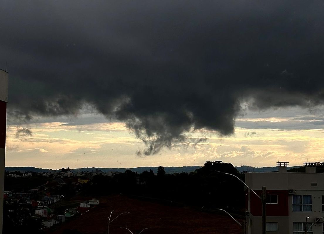Oeste concentra risco de temporais severos (Foto: Daiane da Silva)