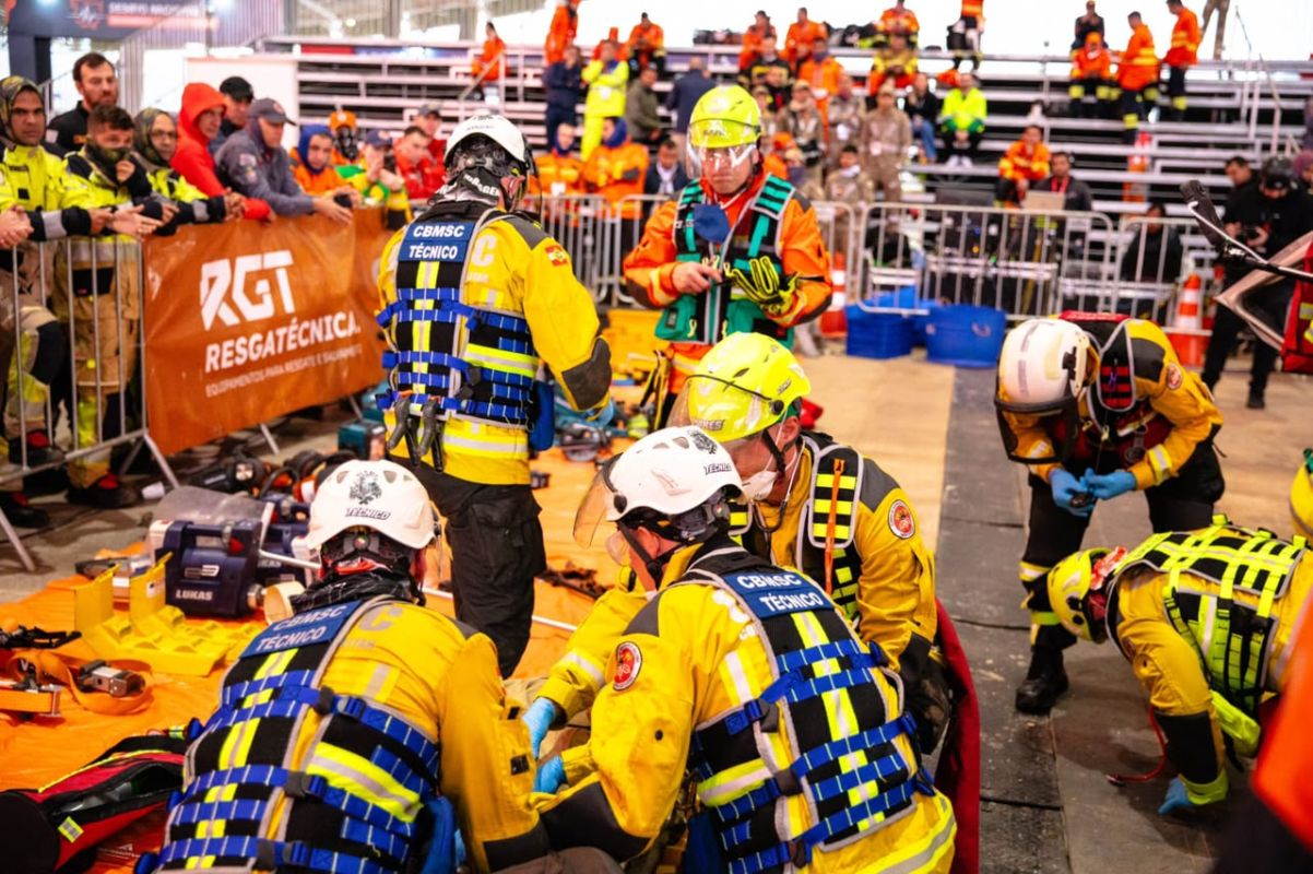Bombeiros de Joaçaba garantem vaga no World Rescue Challenge 2027, em Dubai