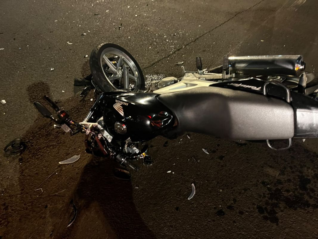 Motociclista fica gravemente ferido após colisão com caminhonete na BR-282, em Xanxerê