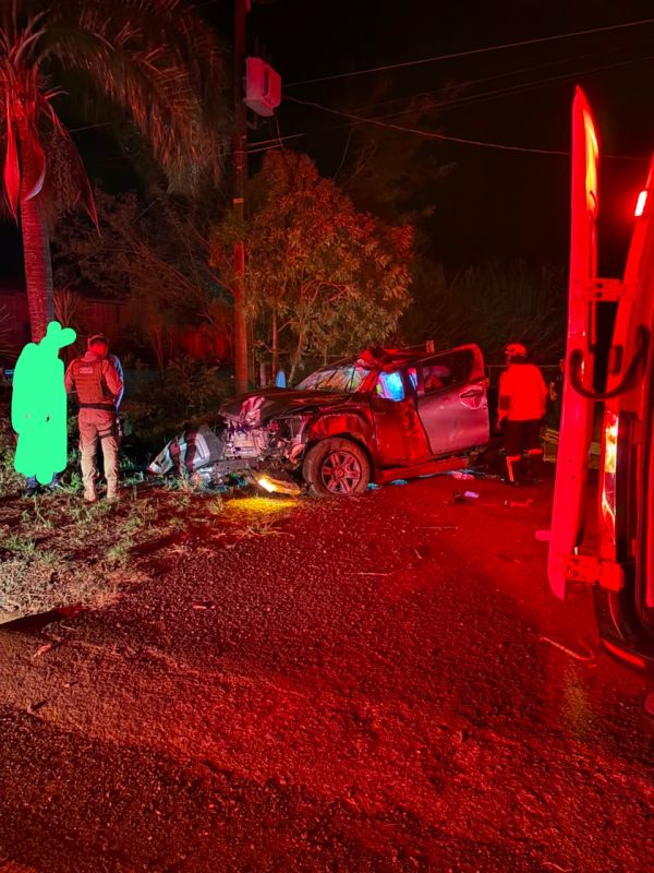Saída de pista termina em morte na SC-480, em Galvão