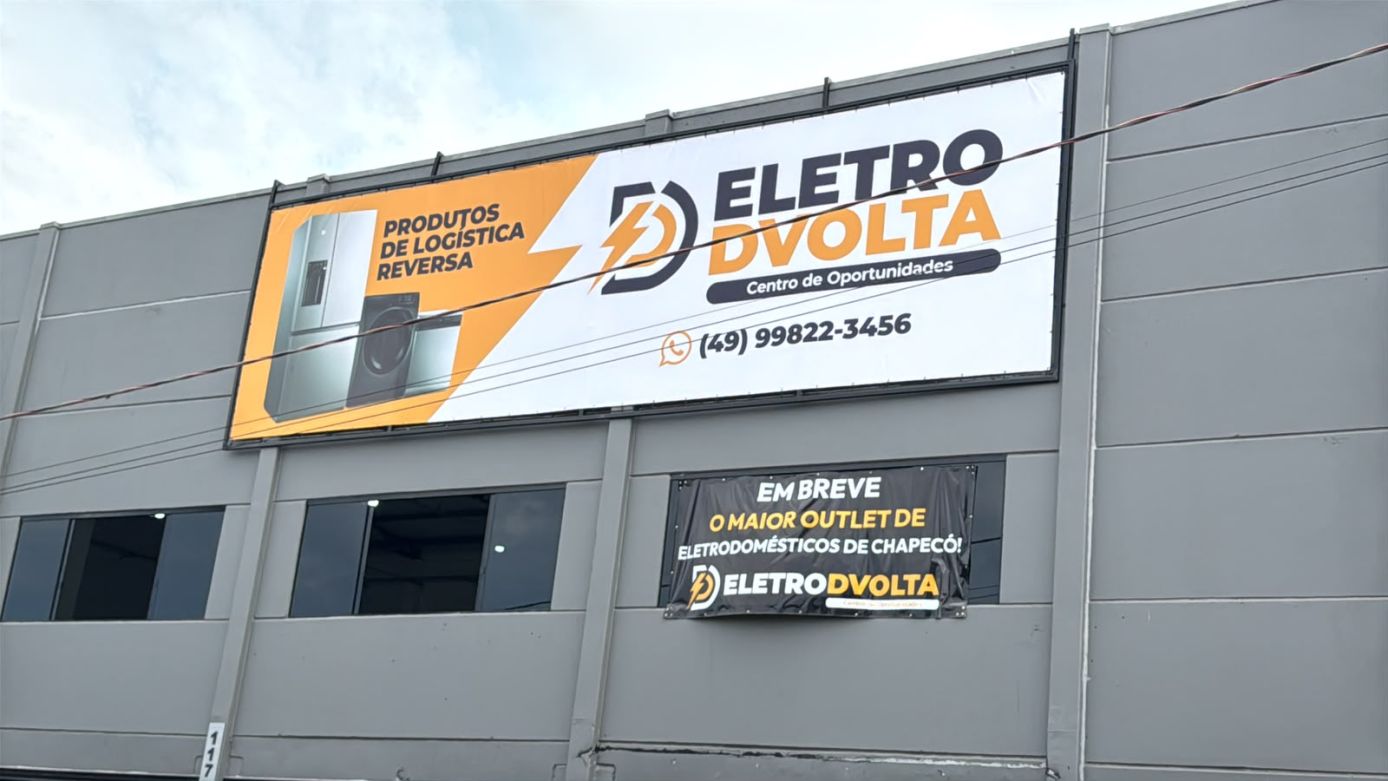 Eletro DVolta inaugura nova loja em Chapecó nesta sexta-feira (21)