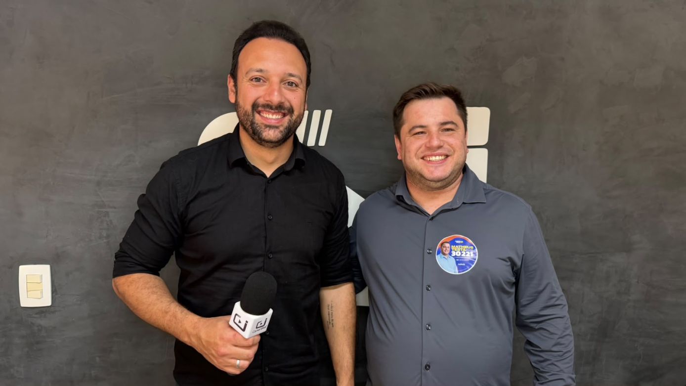 VÍDEO: Canal Ideal recebe a visita de Matheus Testa (NOVO), candidato a Deputado Estadual