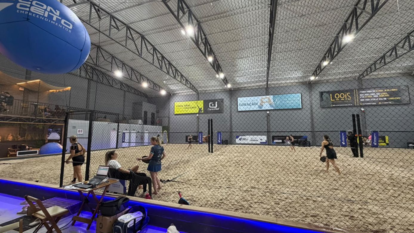 VÍDEO: O Open Conceito Empreendimentos de Beach Tennis começa hoje e segue até domingo, na Ativas Beach Sports, em Xanxerê