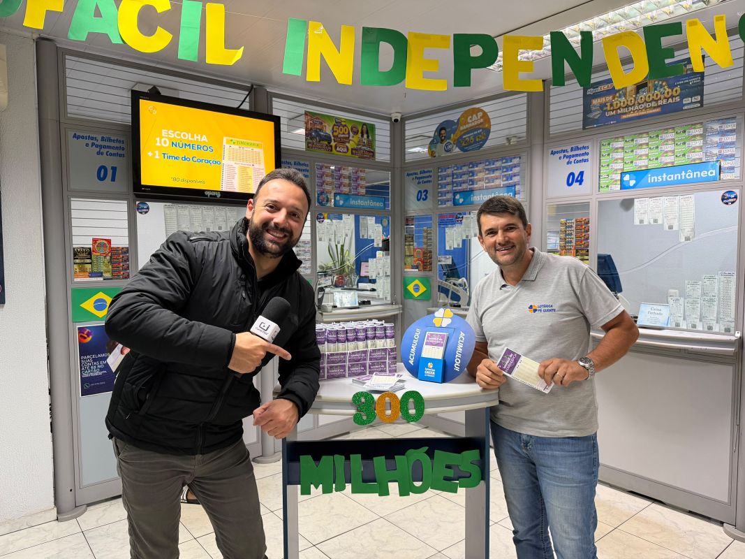 VÍDEO:já imaginou começar a semana com R$ 300 milhões na conta?