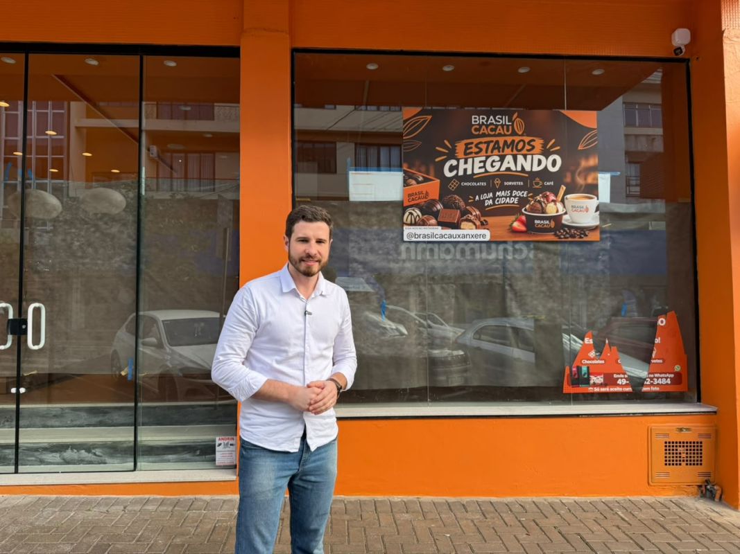 VÍDEO: Brasil Cacau inaugura loja em Xanxerê com chocolates, cafés e sorvetes