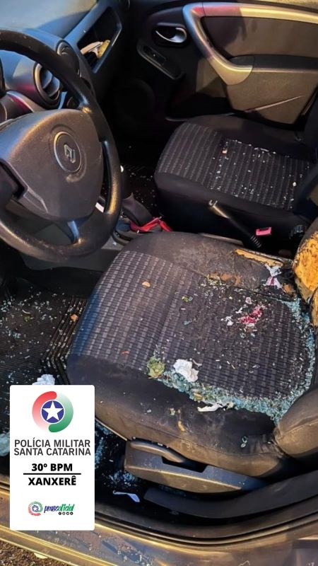 Mulher é agredida e suspeito tenta incendiar veículo em Xanxerê