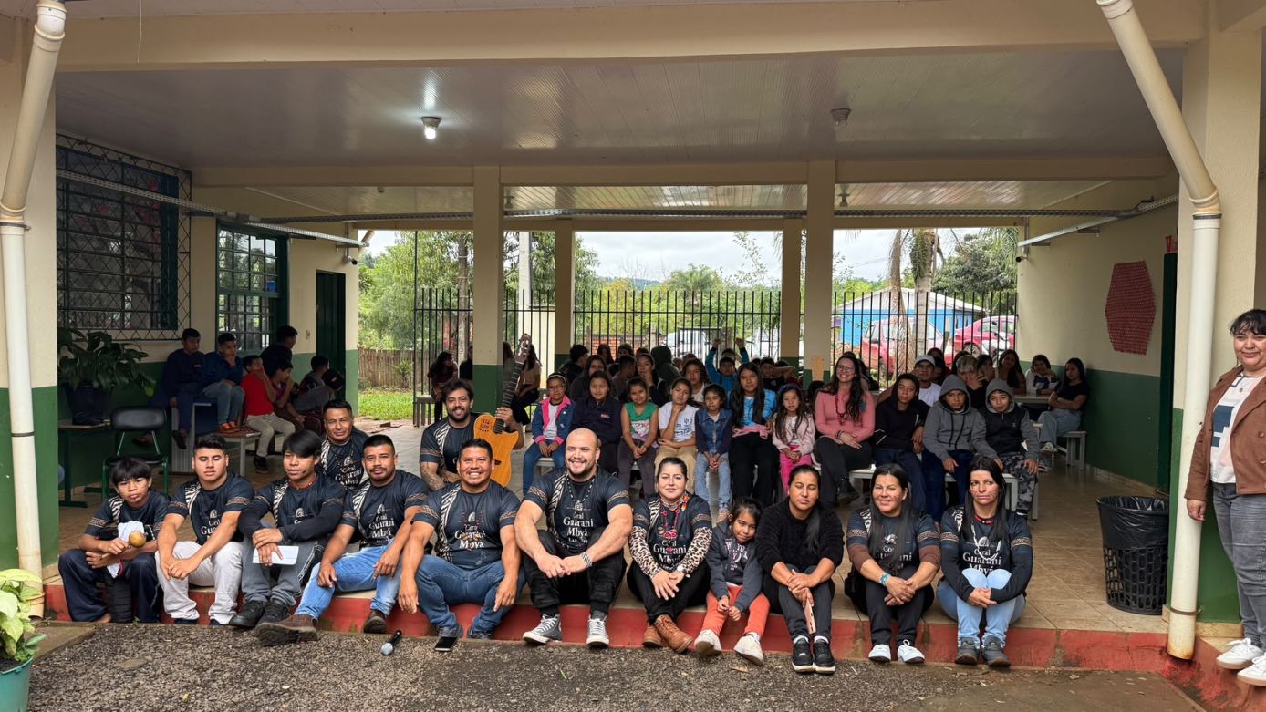 Projeto Guarani em Polifonia promove encontro cultural entre os povos Guarani e Kaingang em Santa Catarina
