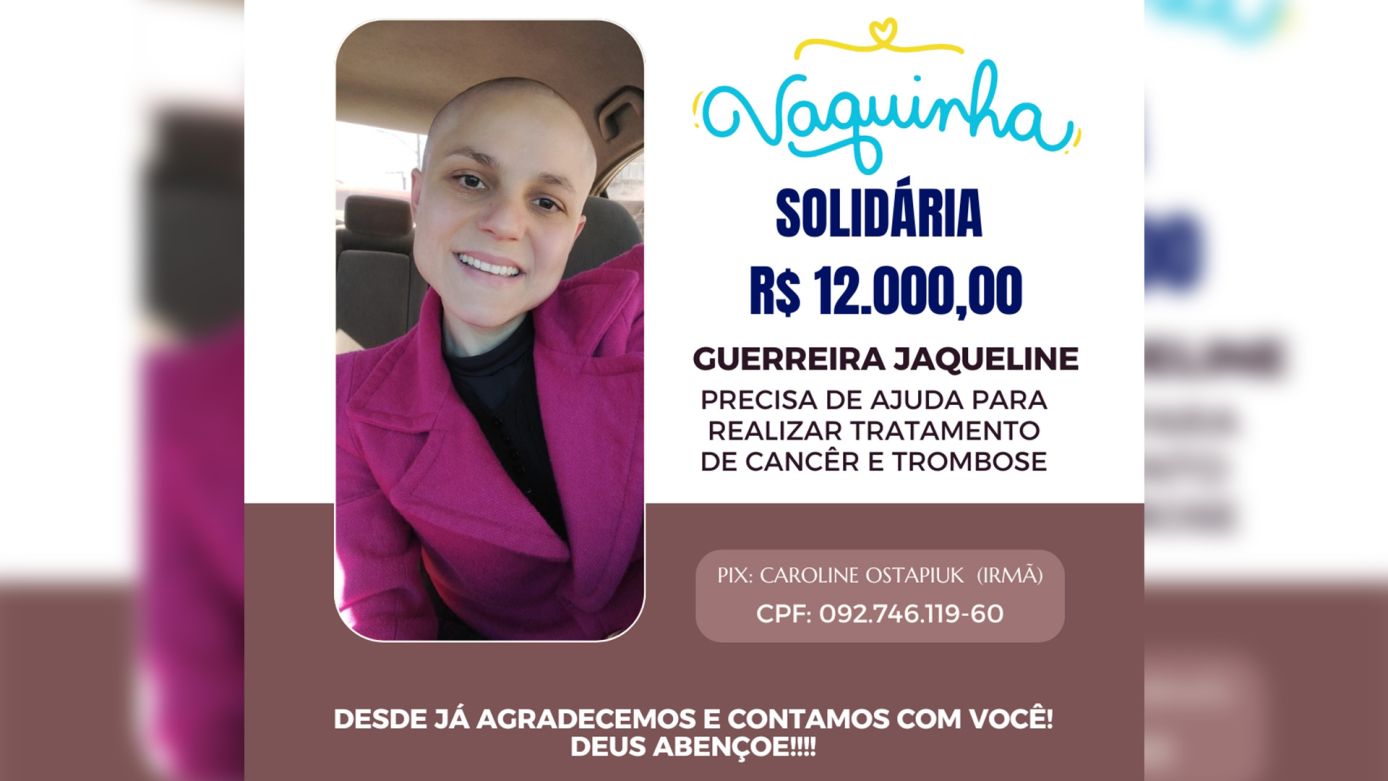 Xanxerense que sofre com câncer e trombose conta com ajuda da comunidade para custear despesas