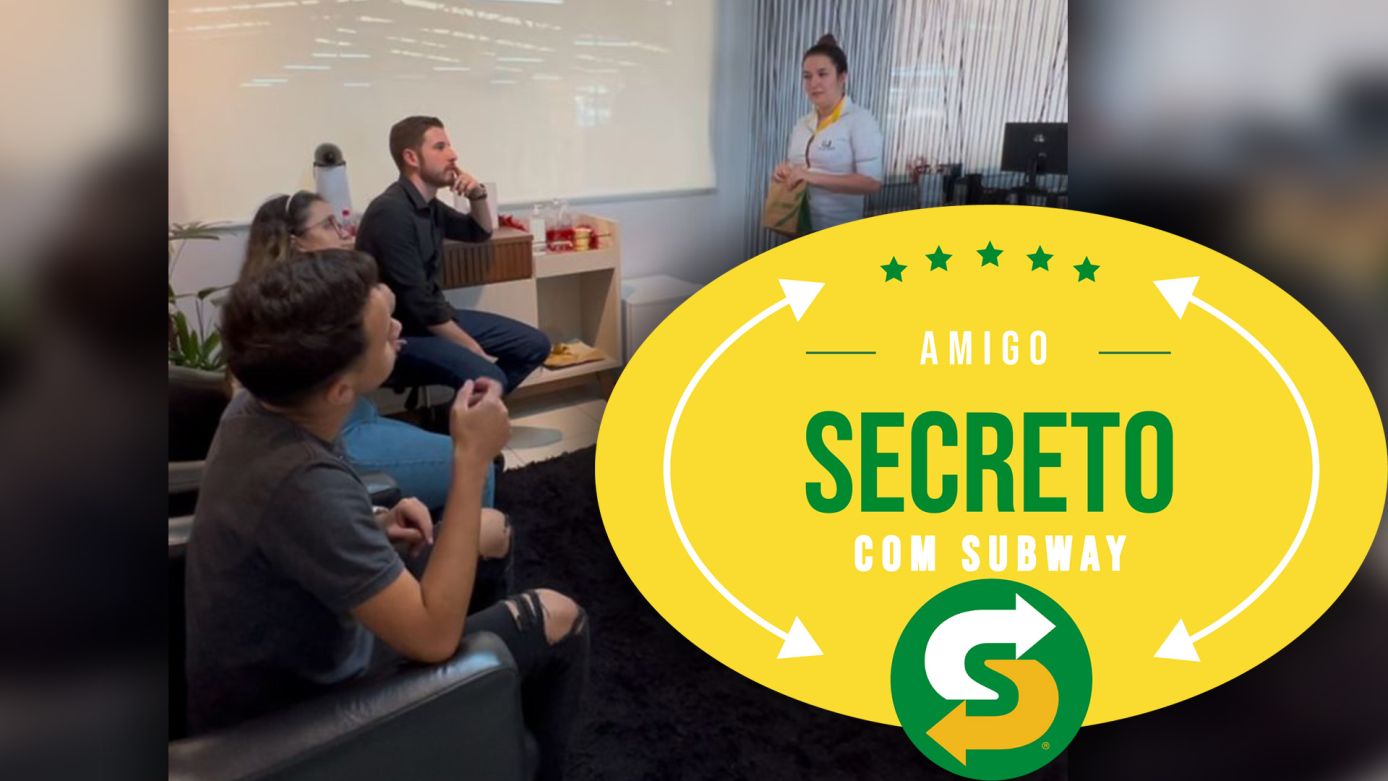 VÍDEO: amigo secreto com Subway é mais gostoso!
