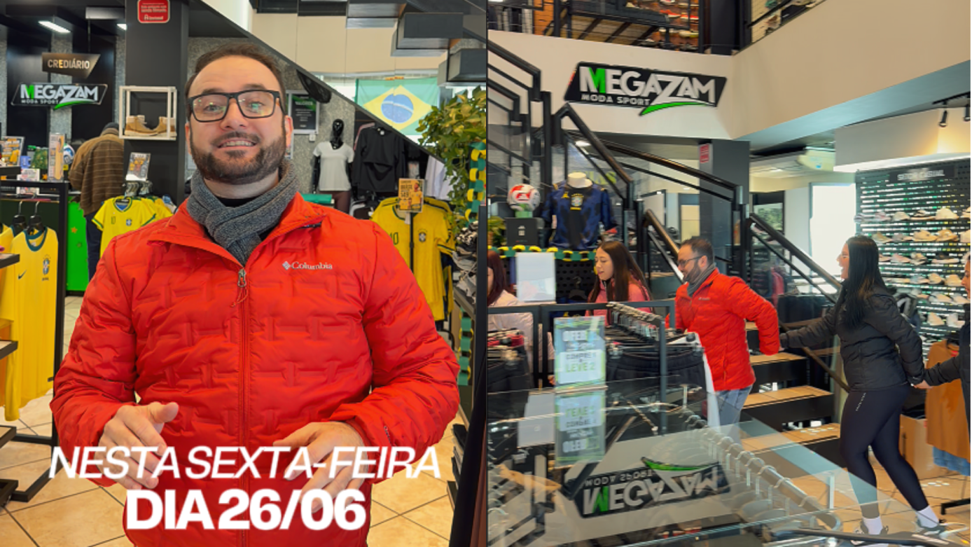 VÍDEO: Arraiá de Ofertas Megazam é nesta sexta-feira