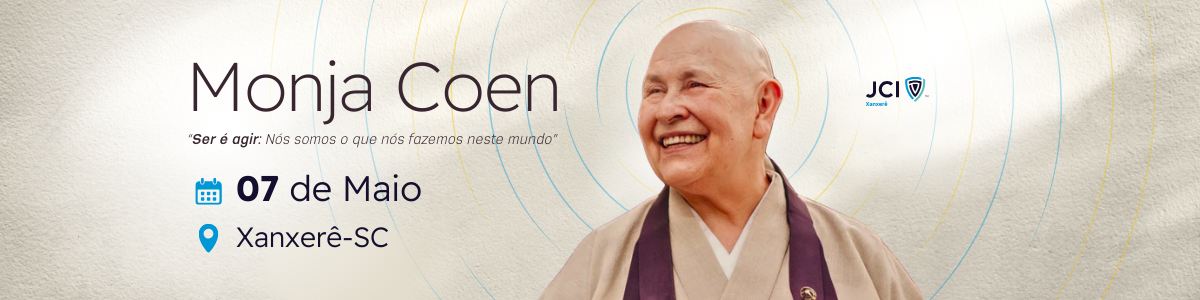 Monja Coen realiza palestra sobre propósito e consciência em Xanxerê nesta semana