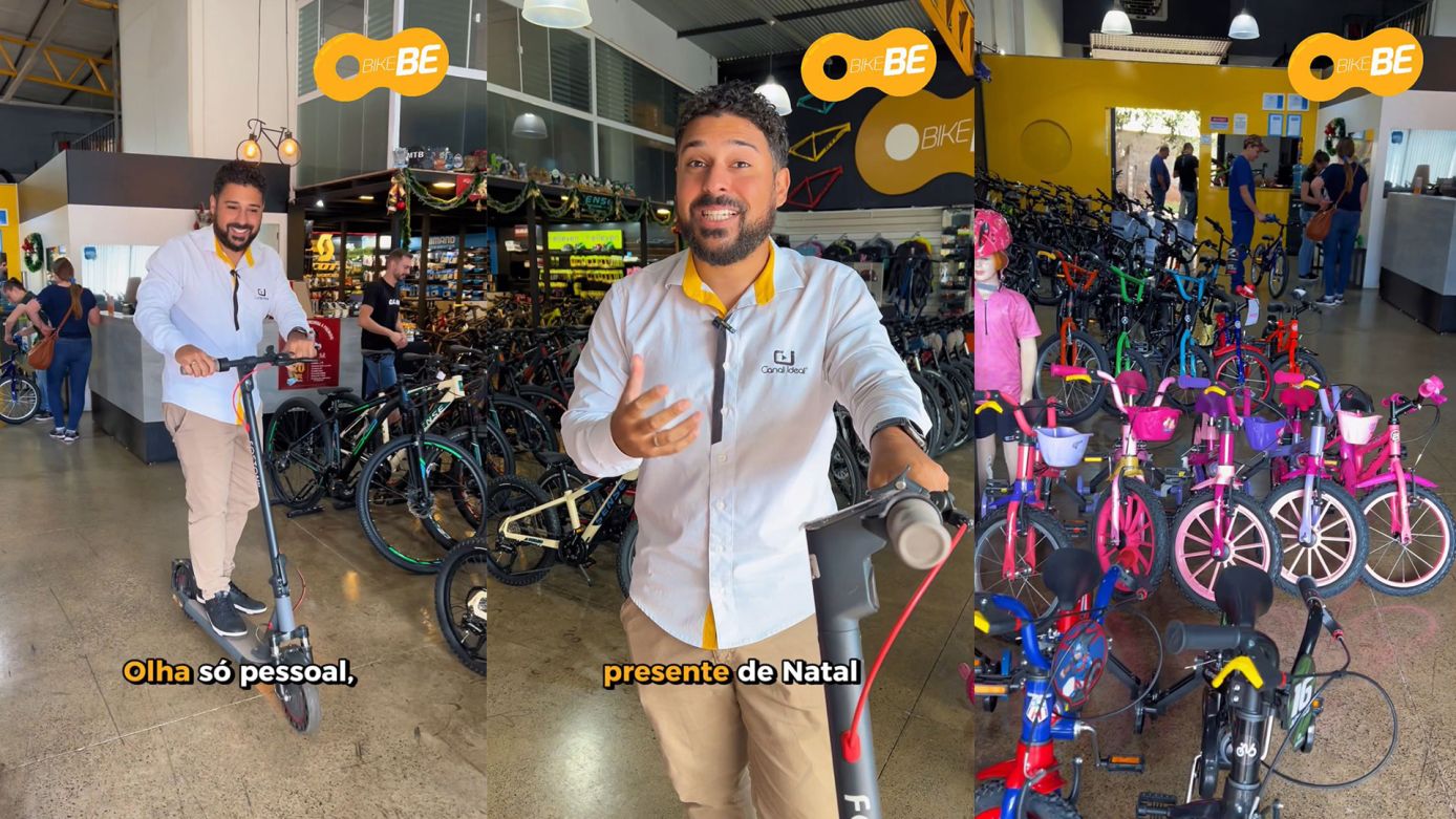 VÍDEO: o Natal está chegando e a Bike Be tem as melhores opções para presentear seus filhos!