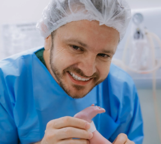 VÍDEO: Pai desmaia durante nascimento da filha em Criciúma e vídeo viraliza