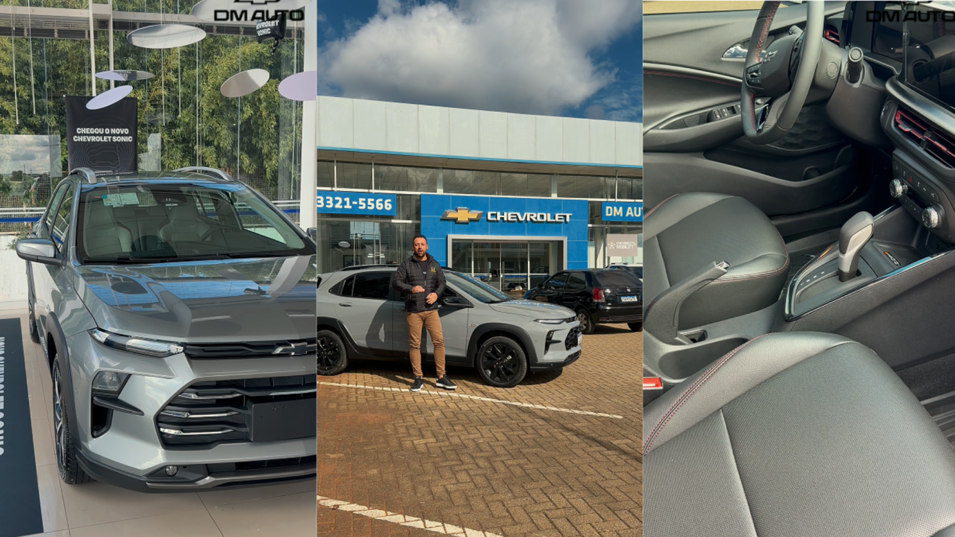VÍDEO: o novo Chevrolet Sonic já chegou na DM Auto em Xanxerê