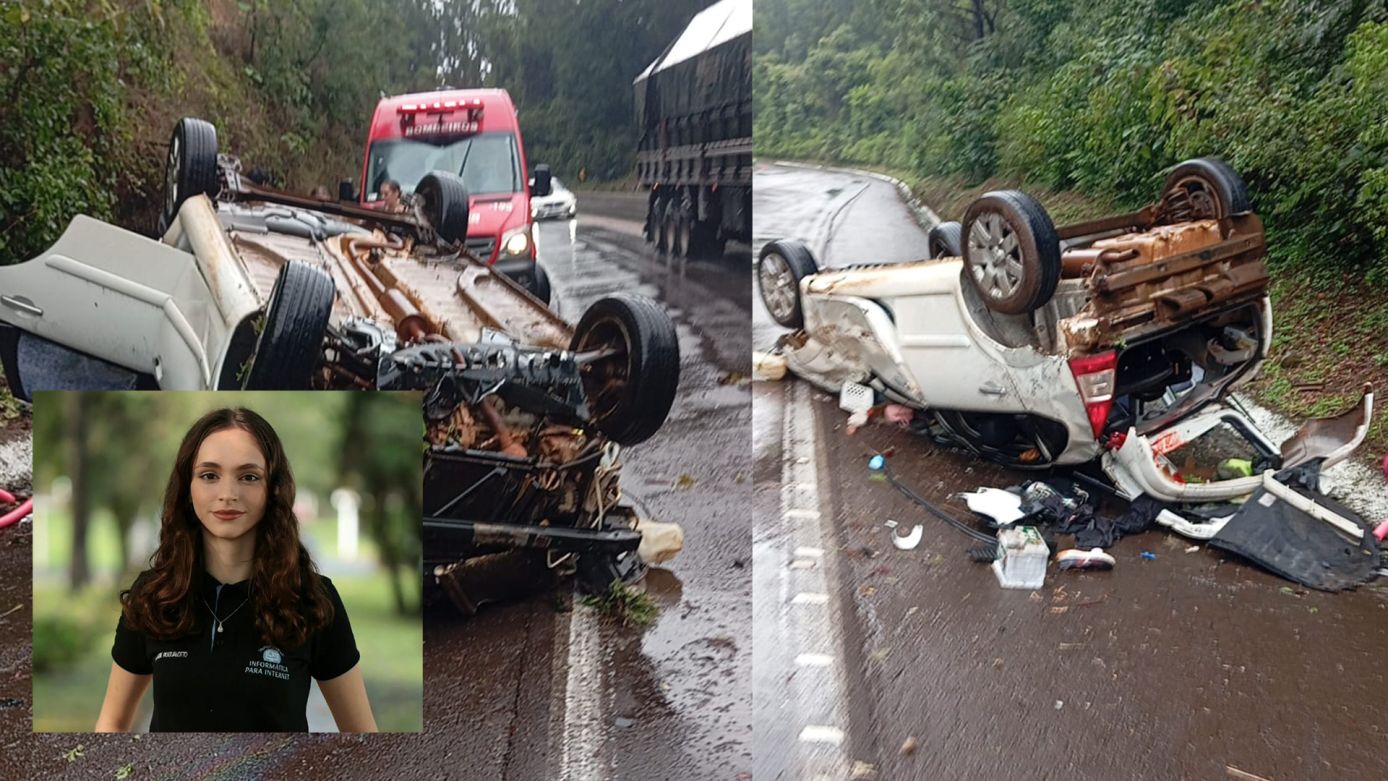 Jovem de 18 anos morre após acidente na BR-153; bombeiros alertam para não remover vítimas