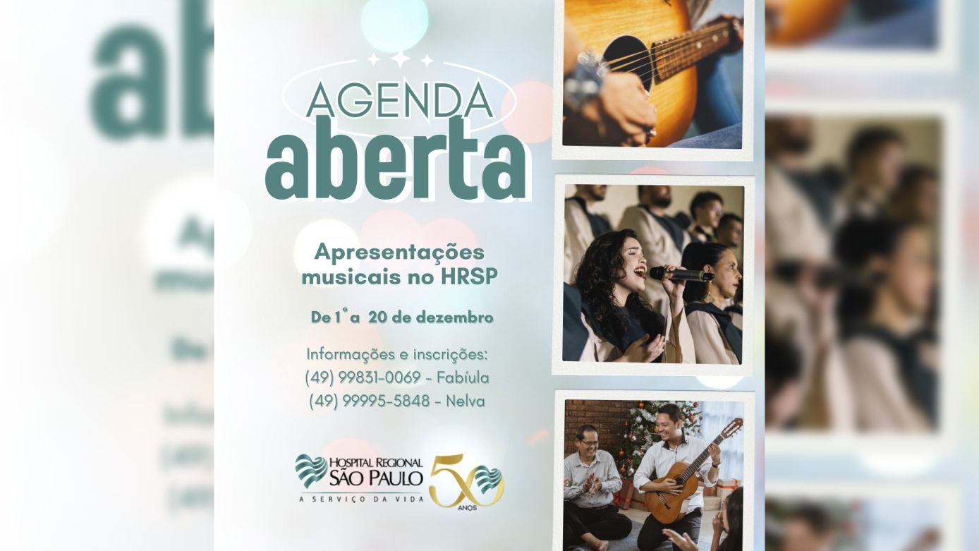 HRSP abre agenda para apresentações musicais no período natalino