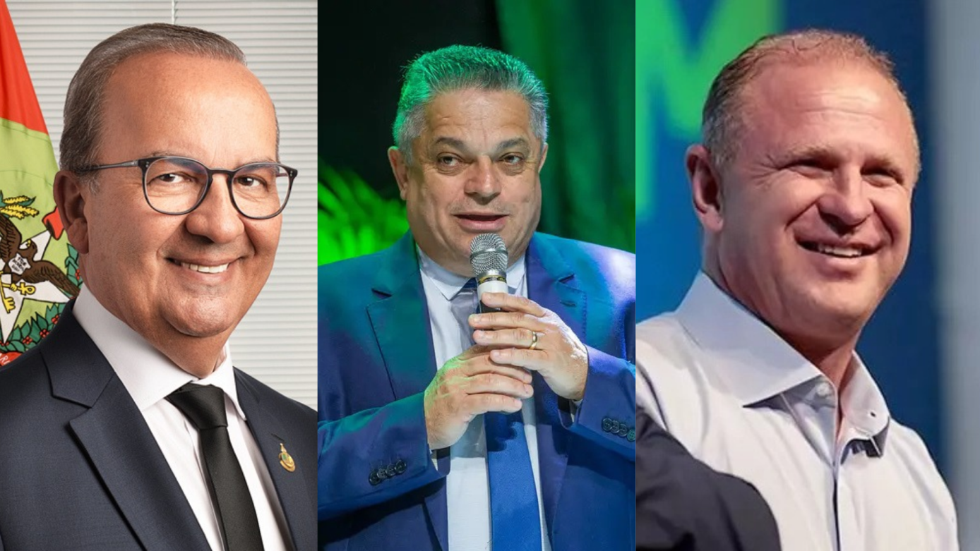 Oeste catarinense concentra os três candidatos mais citados na disputa pelo Governo de SC