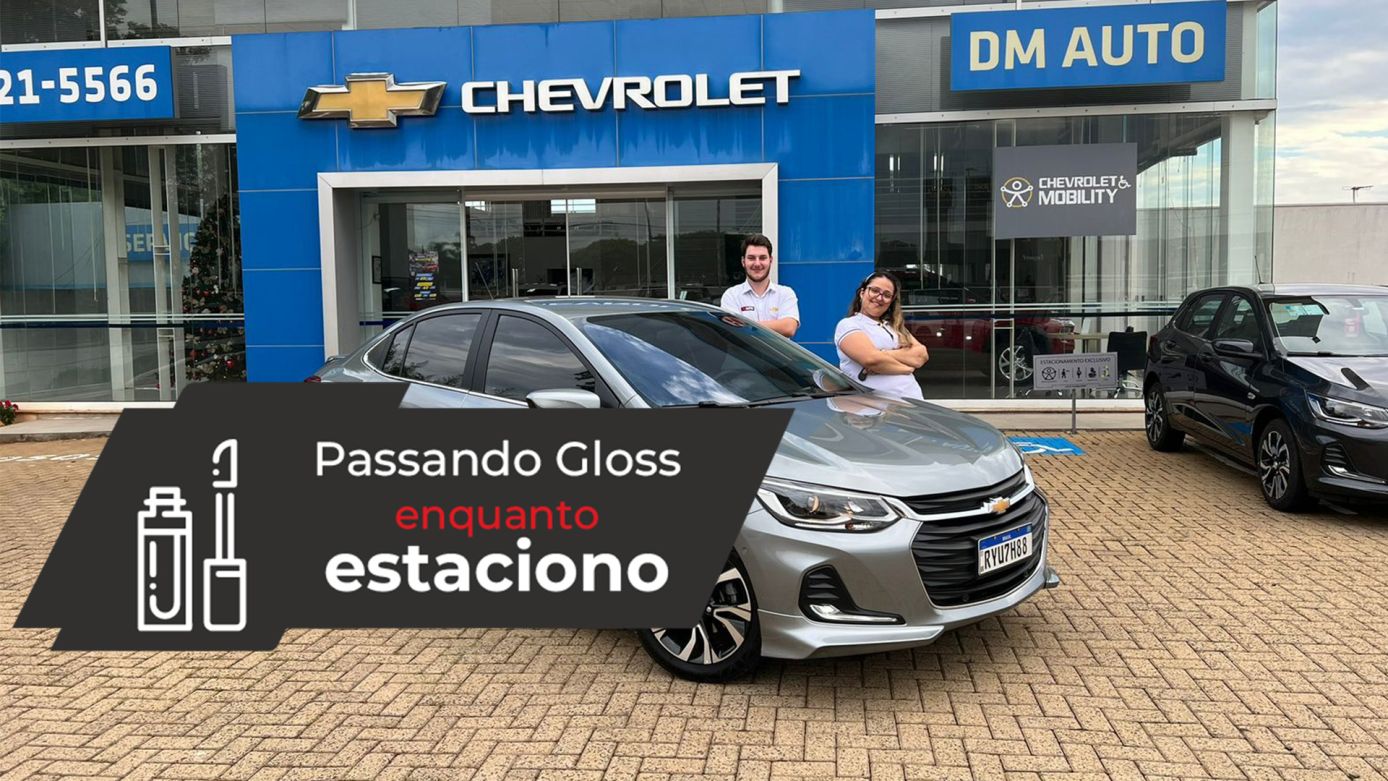 VÍDEO: o Onix Plus Premier Turbo 2025 é aquele parceiro quando você está atrasada: enquanto você termina se arrumar ele estaciona por você! 