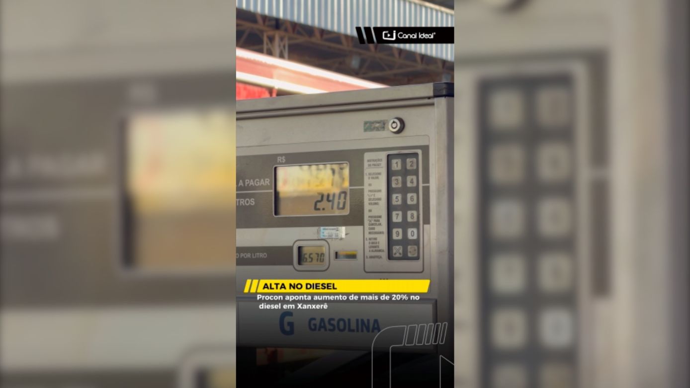 VÍDEO: o Procon de Xanxerê identificou um aumento superior a 20% no preço do diesel