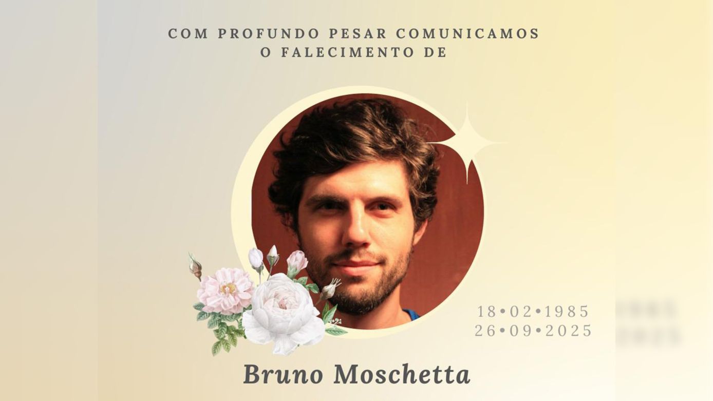 Família Moschetta comunica falecimento de Bruno Moschetta