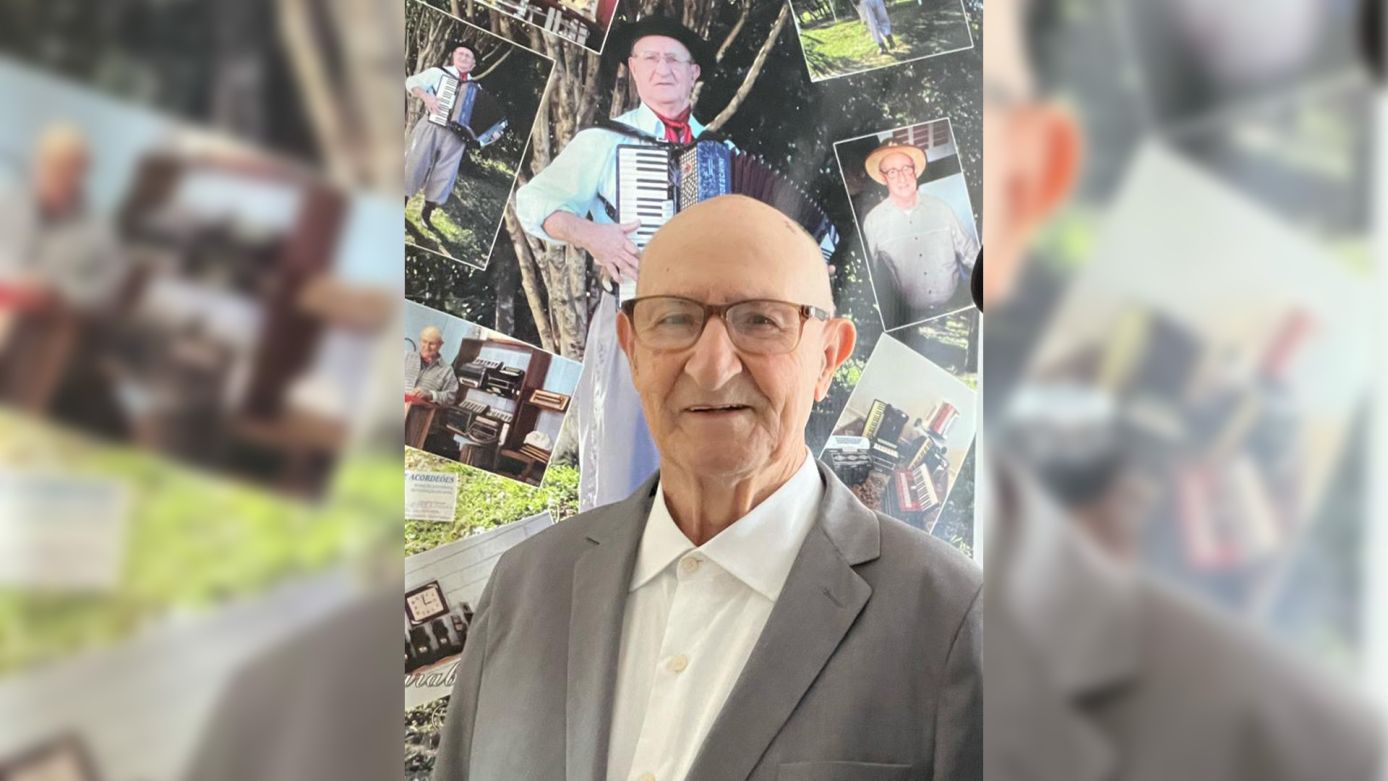 Honorino Bortolo Tessaro, conhecido gaiteiro de Xanxerê, morre aos 88 anos 