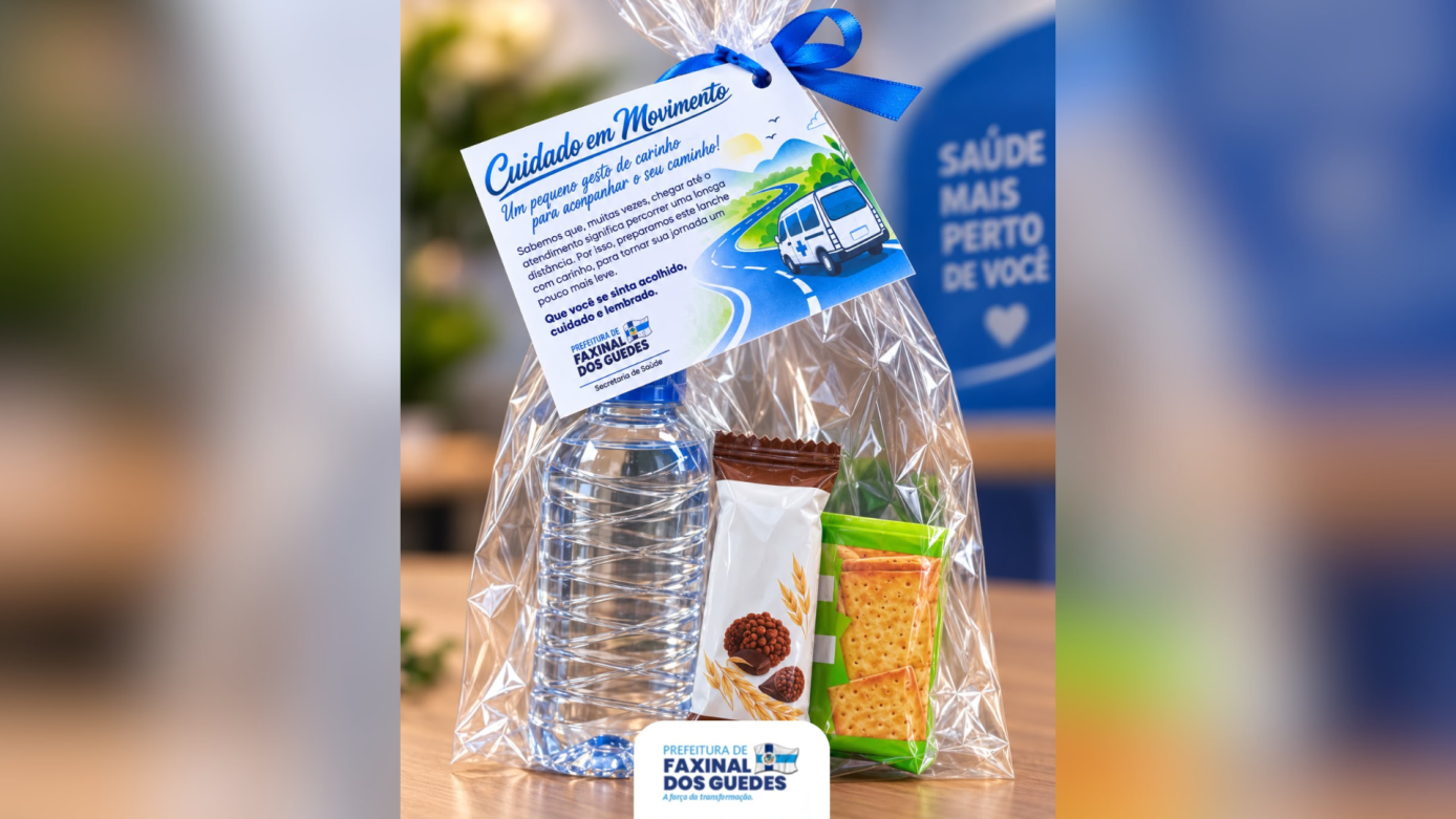 Programa em Faxinal dos Guedes oferece lanche a pacientes que viajam para consultas e exames