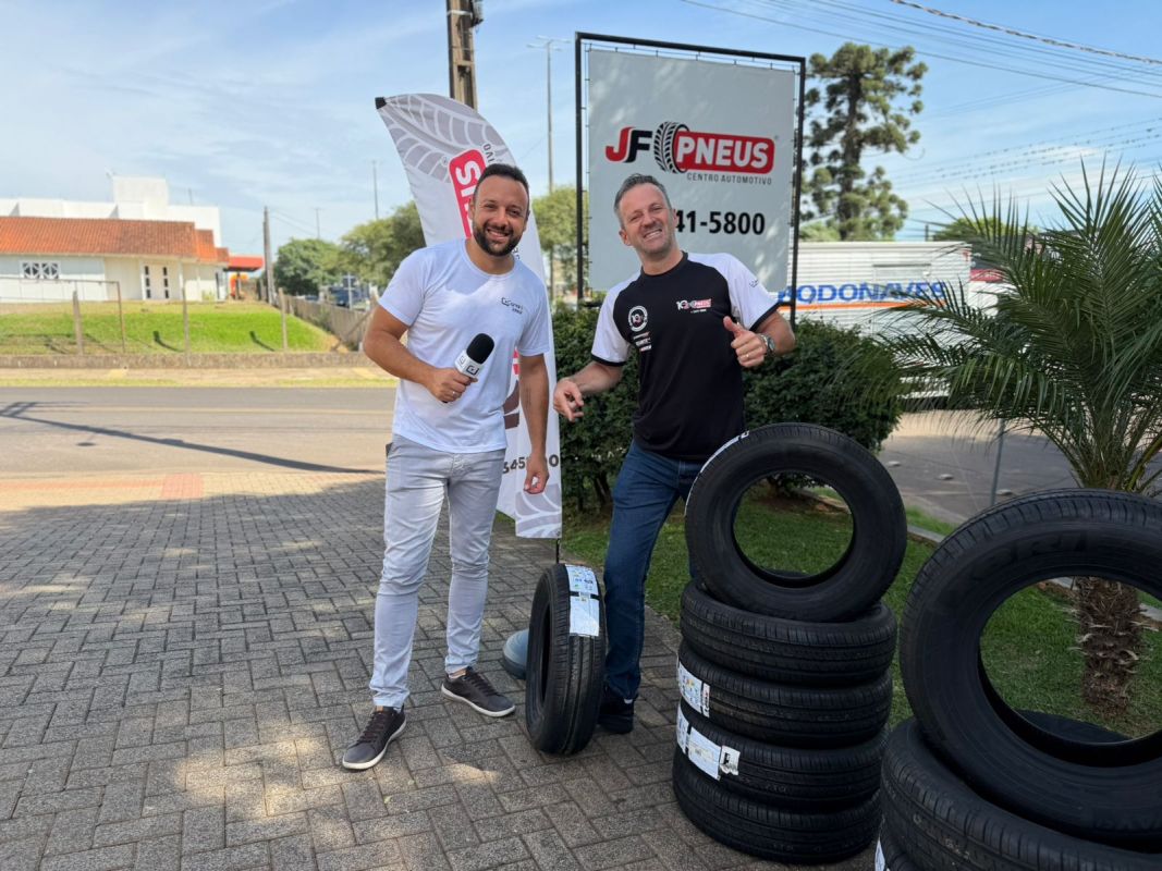 VÍDEO: A JF Pneus está comemorando 10 anos no dia 17 de abril com uma ação especial para os clientes