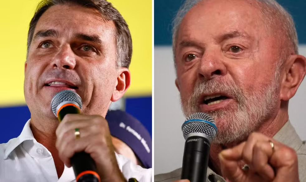 Pesquisa Gerp aponta Flávio Bolsonaro com 55% e Lula com 45% dos votos válidos