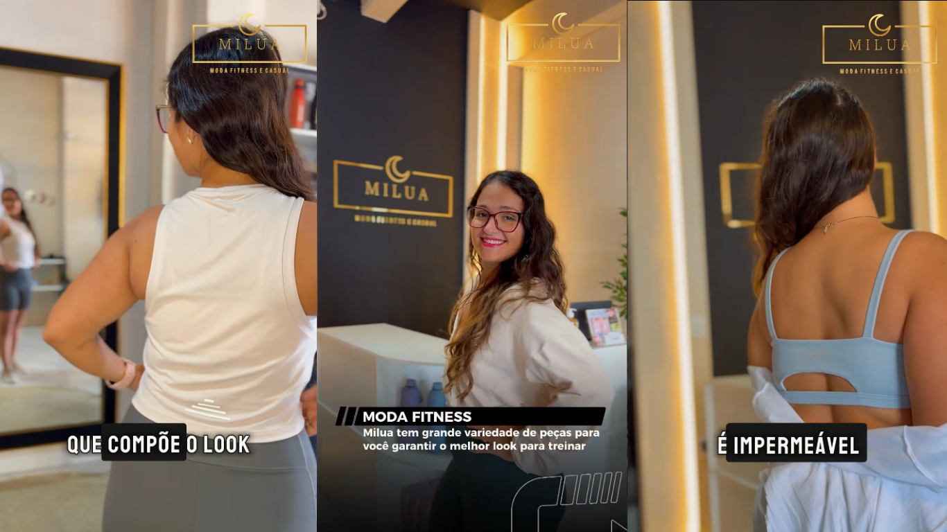 VÍDEO: Milua - nova coleção chega com looks que dão aquele gás no treino