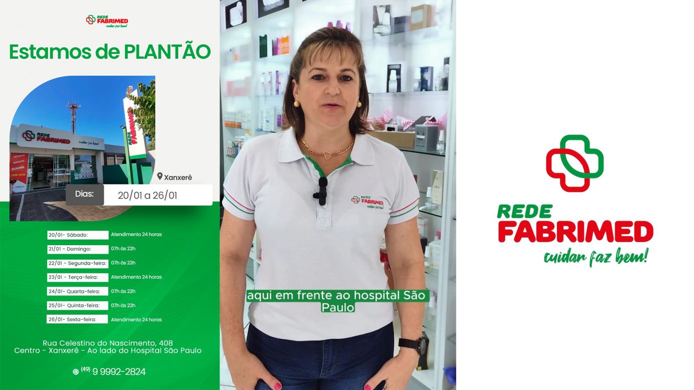 VÍDEO: Farmácia Fabrimed da Rua Celestino do Nascimento inicia plantão neste sábado (20)