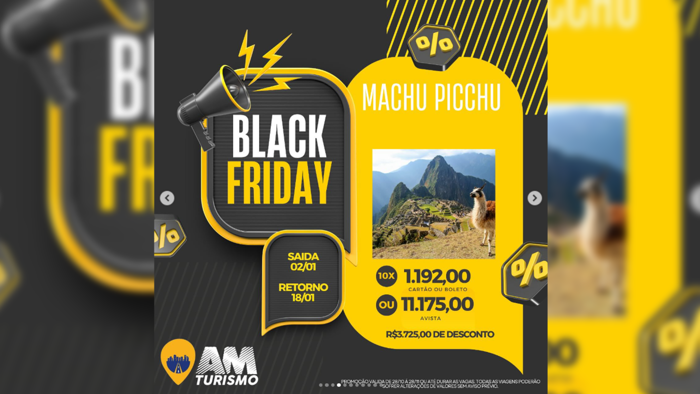 VÍDEO: Black November imperdível na AM Turismo! 