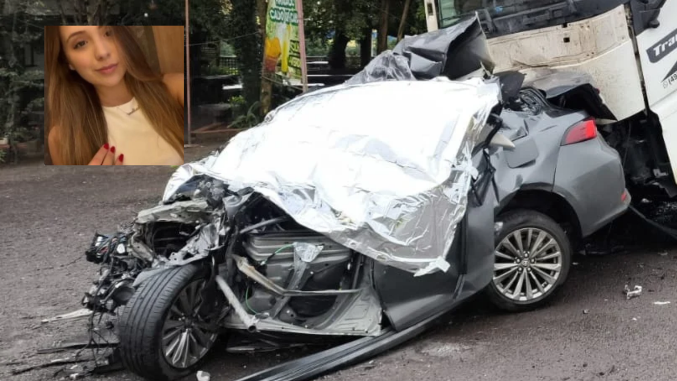 Identificada jovem de 24 anos que morreu em colisão frontal na BR-282, em Xanxerê