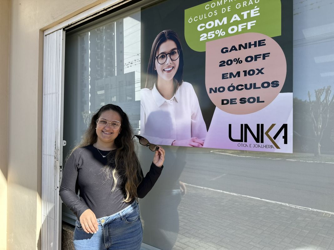 Unika Ótica e Joalheria lança promoções imperdíveis em óculos de grau e de sol