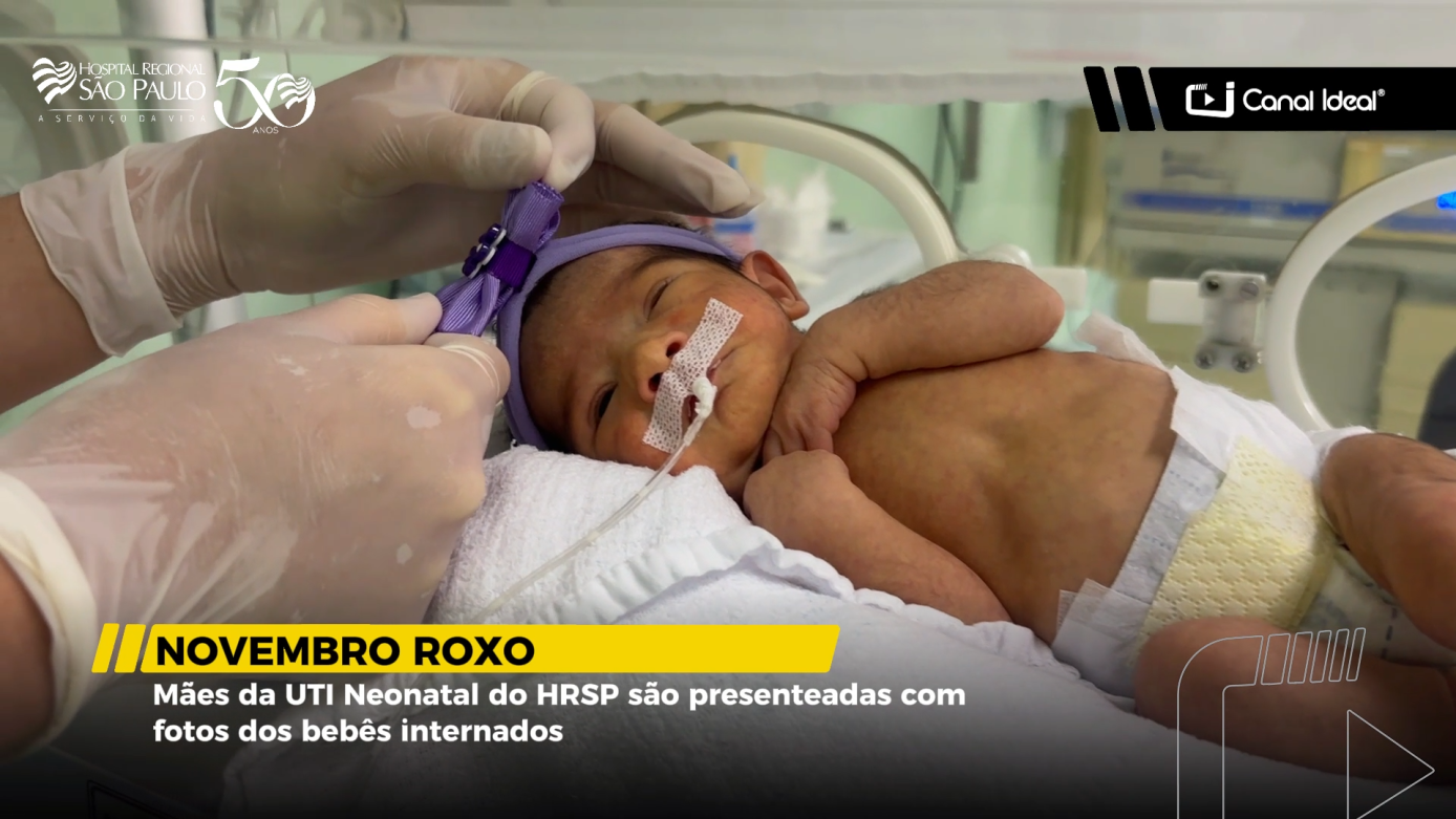 VÍDEO: Mães da UTI Neonatal do HRSP são presenteadas com fotos dos bebês internados