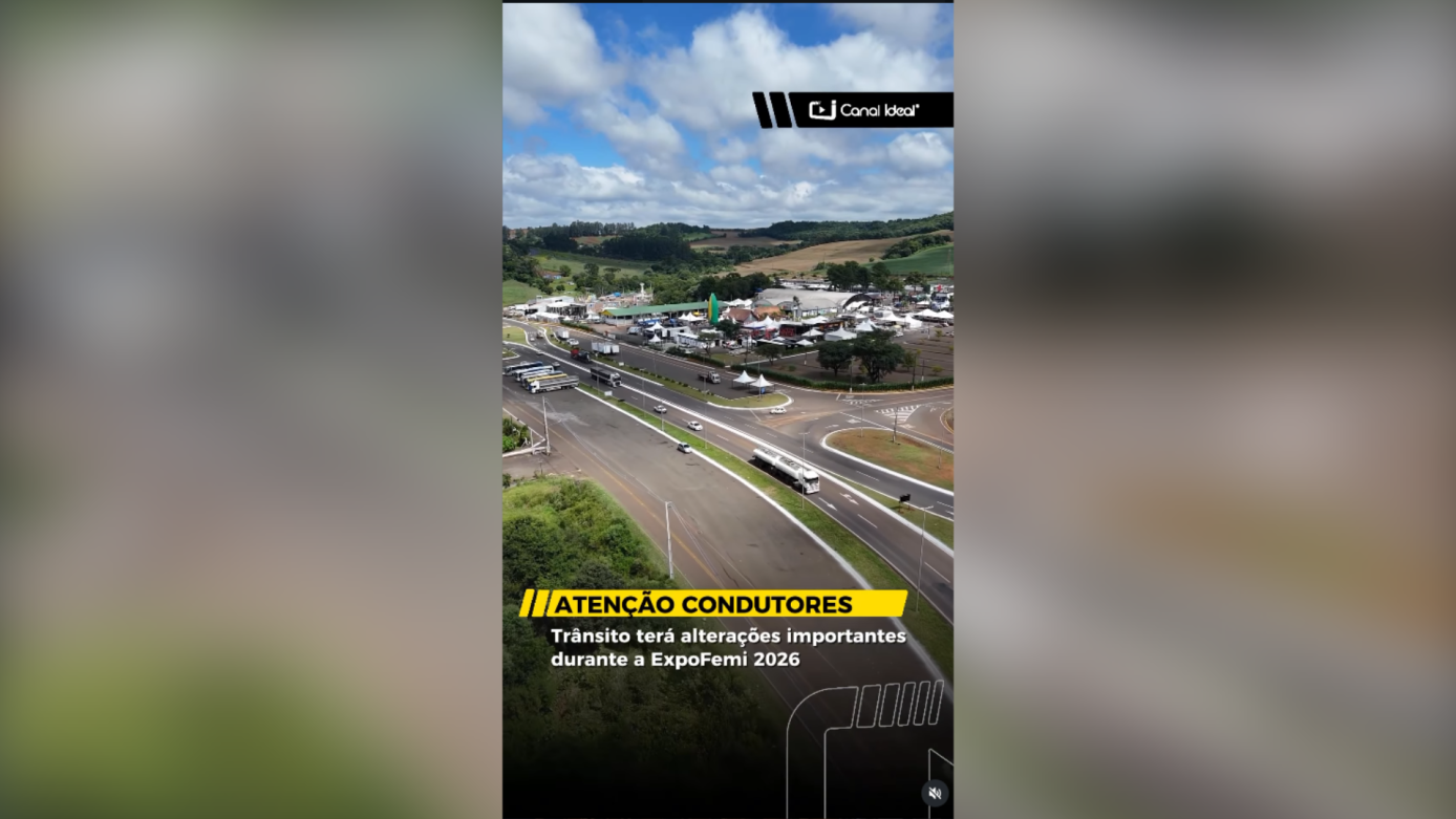 VÍDEO: trânsito terá alterações importantes durante a ExpoFemi 2026