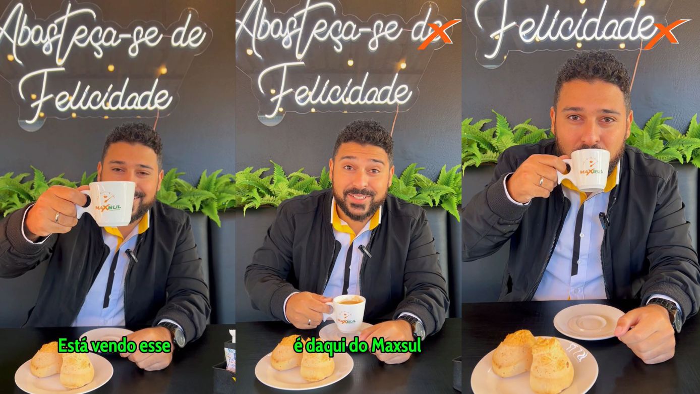 VÍDEO: Pão de queijo e aquele café de qualidade? É no MaxSul