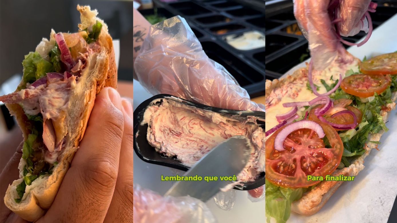 VÍDEO: conheça o novo sabor do Subway - carne seca com cream cheese!