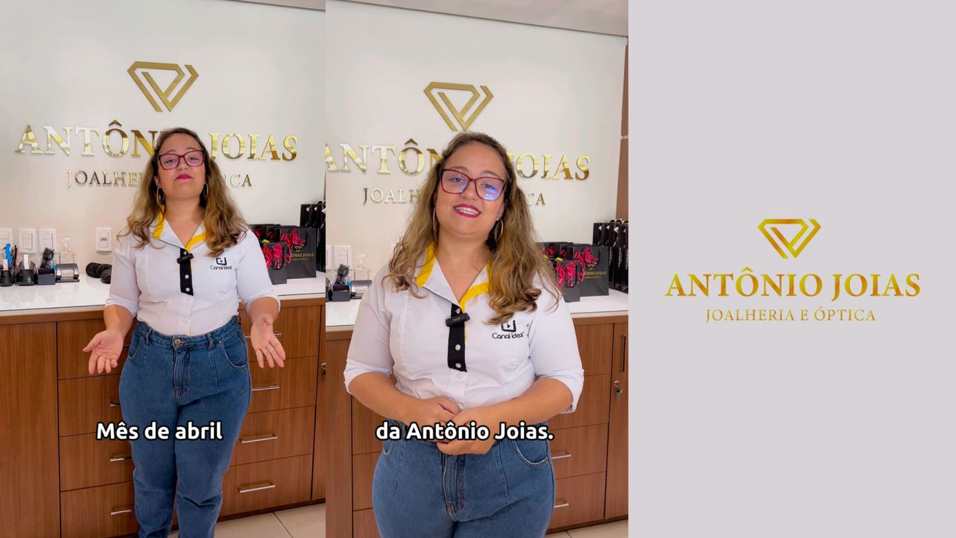 VÍDEO: O mês de abril é de comemoração na Antônio Joias e quem ganha o presente é o cliente!