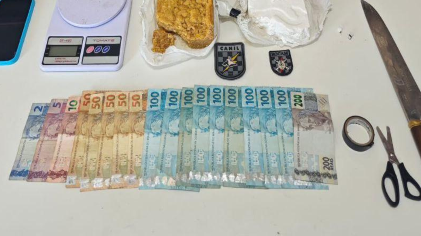 Polícia apreende mais de 1 kg de drogas durante ação no bairro Líder em Chapecó