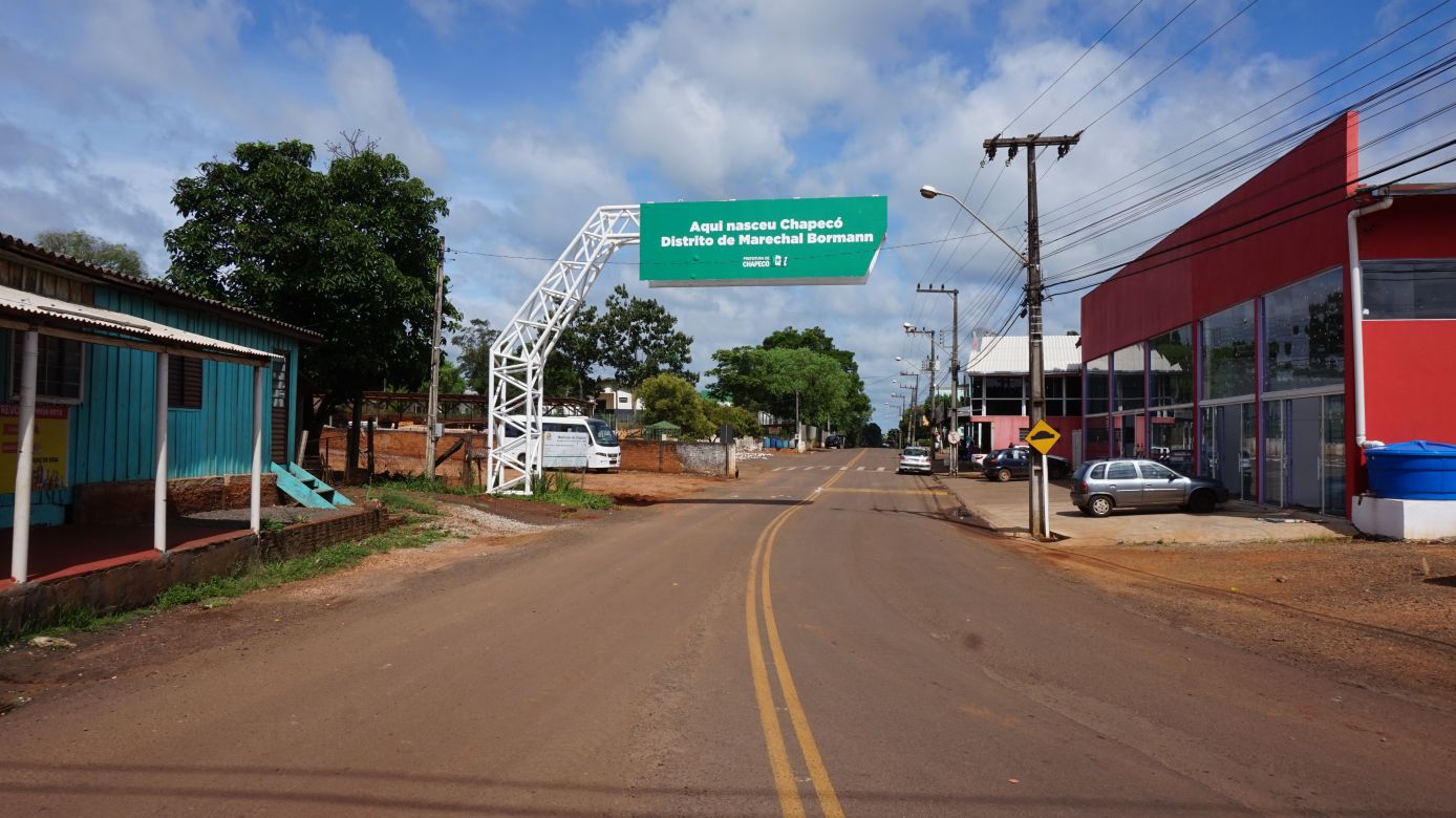 Entrada do Distrito de Marechal Bormann / Foto: Prefeitura de Chapecó