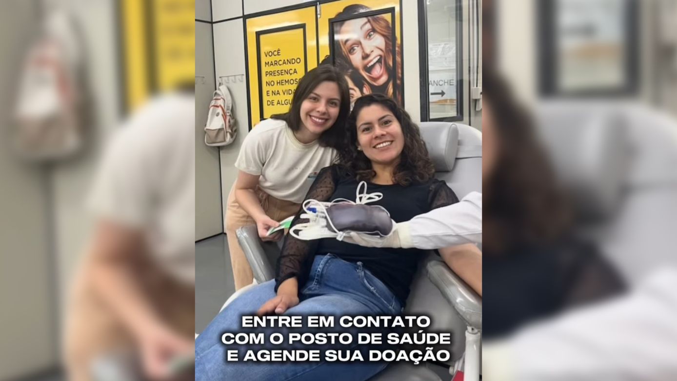 VÍDEO: médica e técnica em enfermagem de Marema realizam doação de sangue para incentivar população