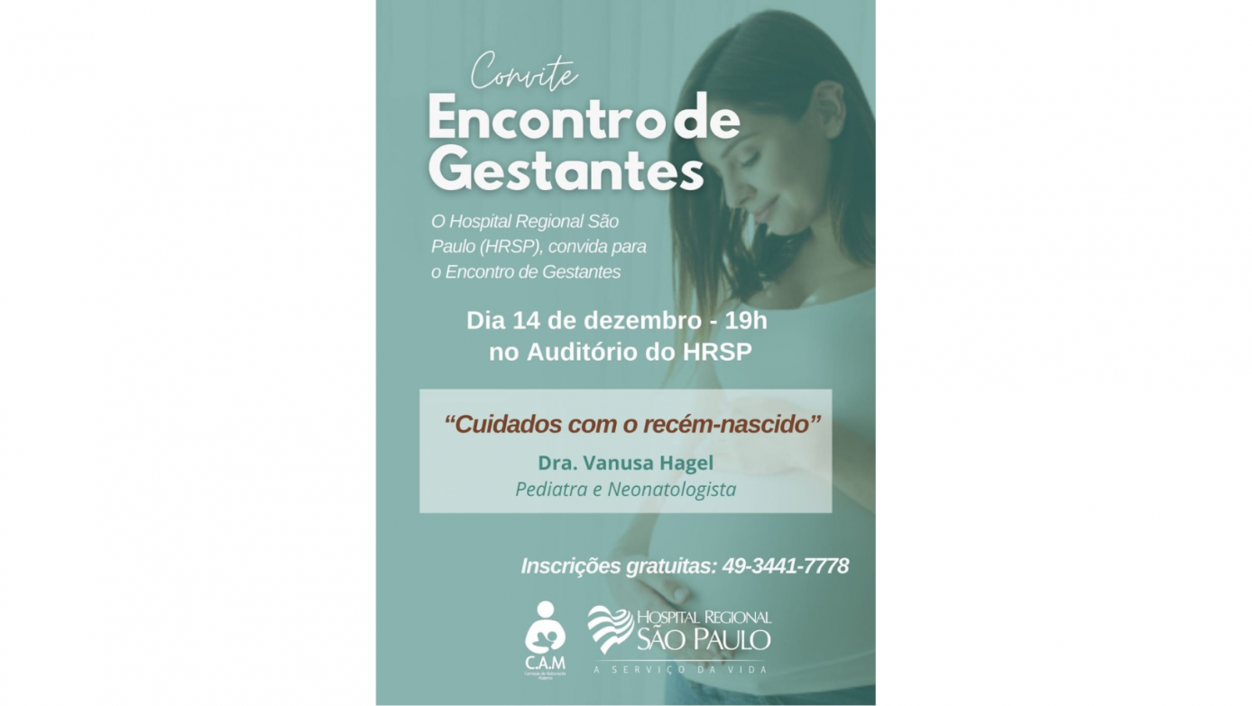 HRSP promove encontro de gestantes sobre cuidados com o recém-nascido