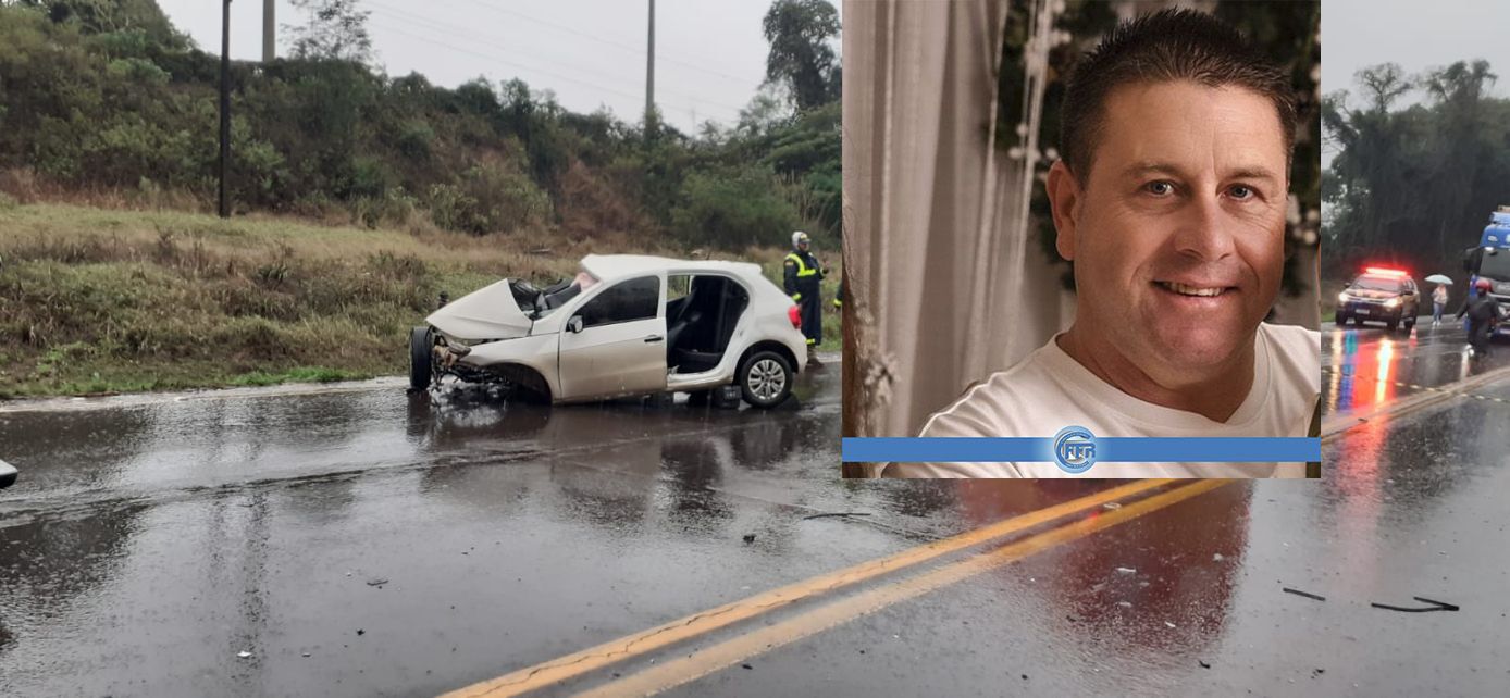 Morre no hospital homem que ficou gravemente ferido após acidente na BR-282, em Faxinal dos Guedes