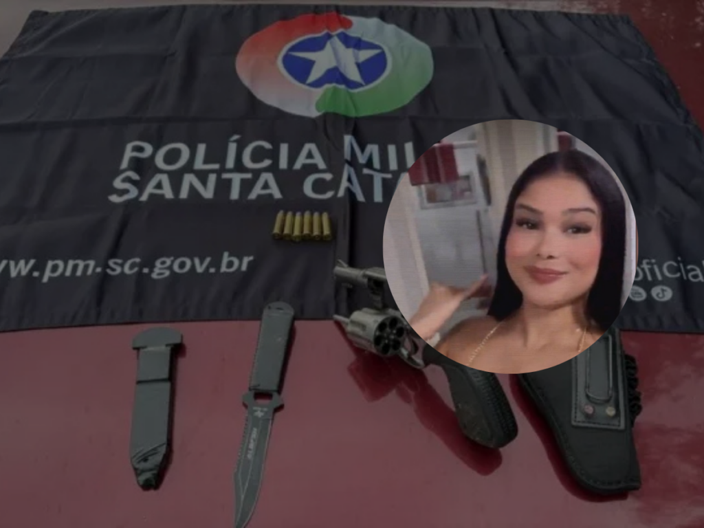 Jovem de 24 anos é morta a facadas no Centro de Chapecó; suspeito é baleado após fuga