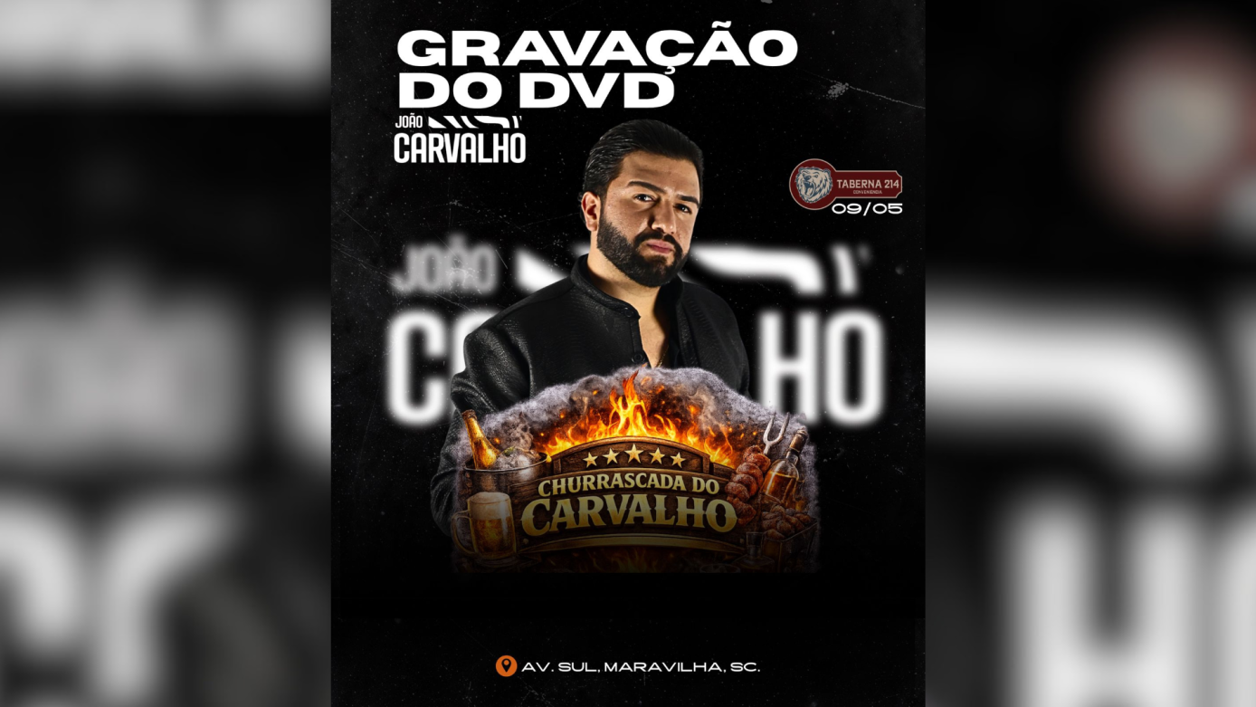 DVD Churrascada do Carvalho será gravado em Maravilha e marca nova fase na carreira
