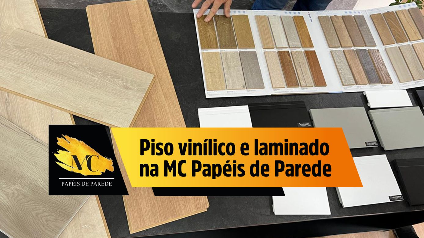 VÍDEO: piso laminado e vinílico mesmo para quem mora de aluguel? A MC Papéis de Parede pode fazer isso para você