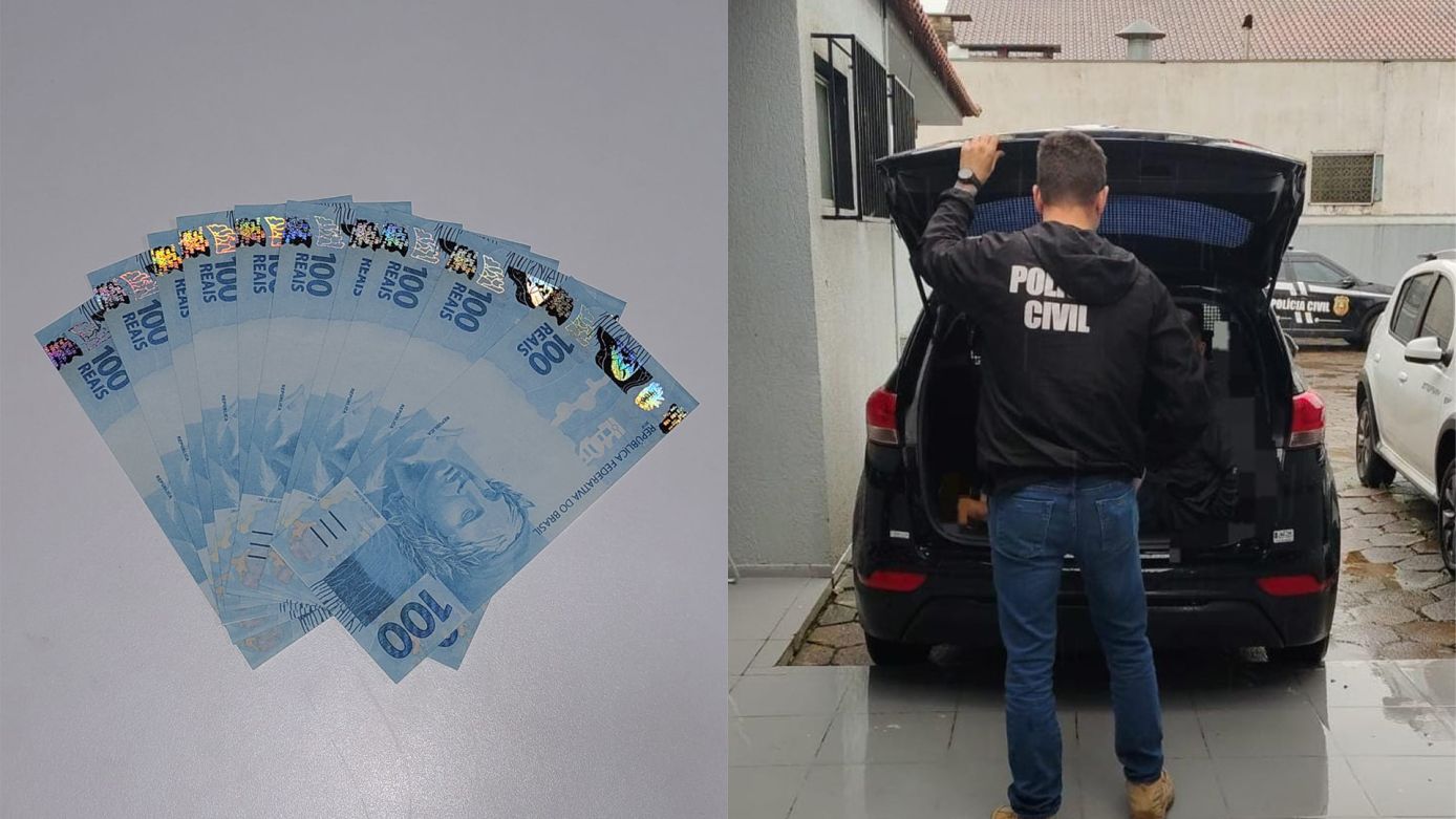 Homem é preso com cédulas de 100 reais falsas em Maravilha