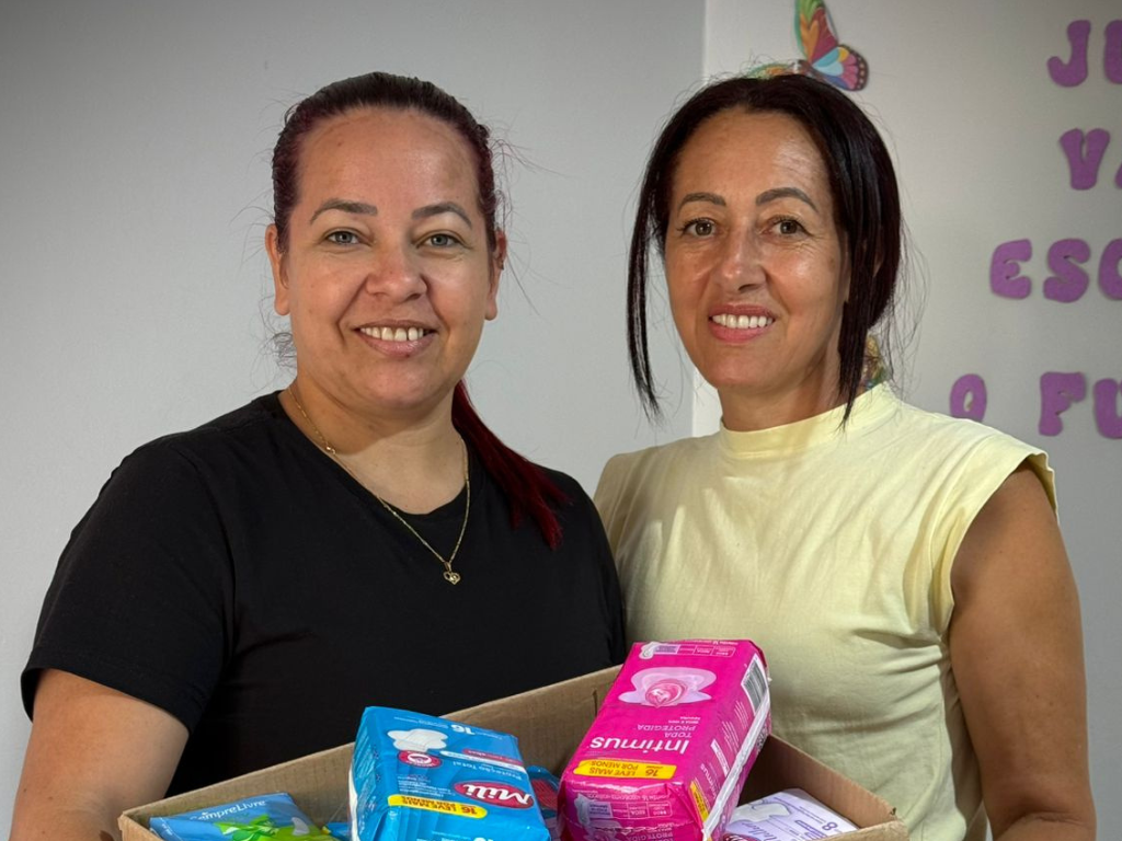 Mais de 1,2 mil absorventes são distribuídos após ação “Todas por Elas” em Abelardo Luz