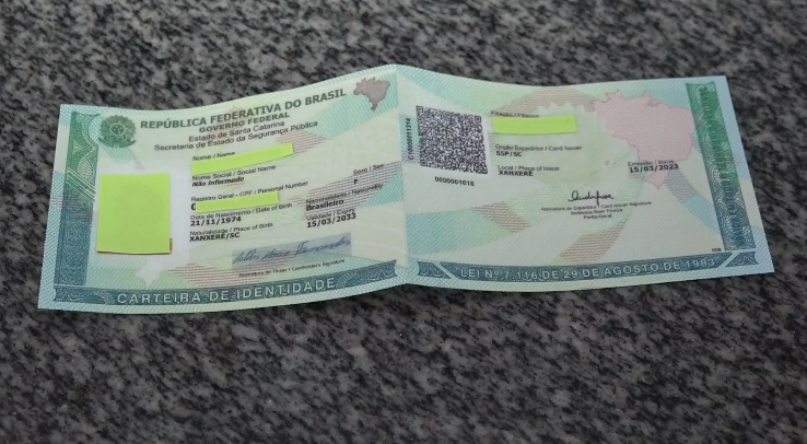 Mutirão para emissão da carteira de identidade acontece neste sábado (02), em Xanxerê