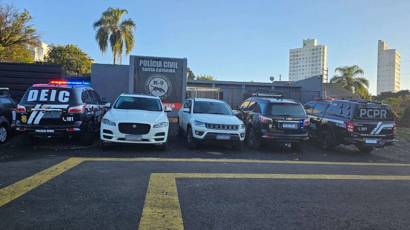 Líder de grupo criminoso de esquema de tráfico de drogas é preso em Xanxerê durante Operação Carga Oculta 